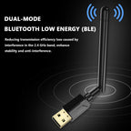 Techkey Long Range Bluetooth Adapter for Desktop PC
