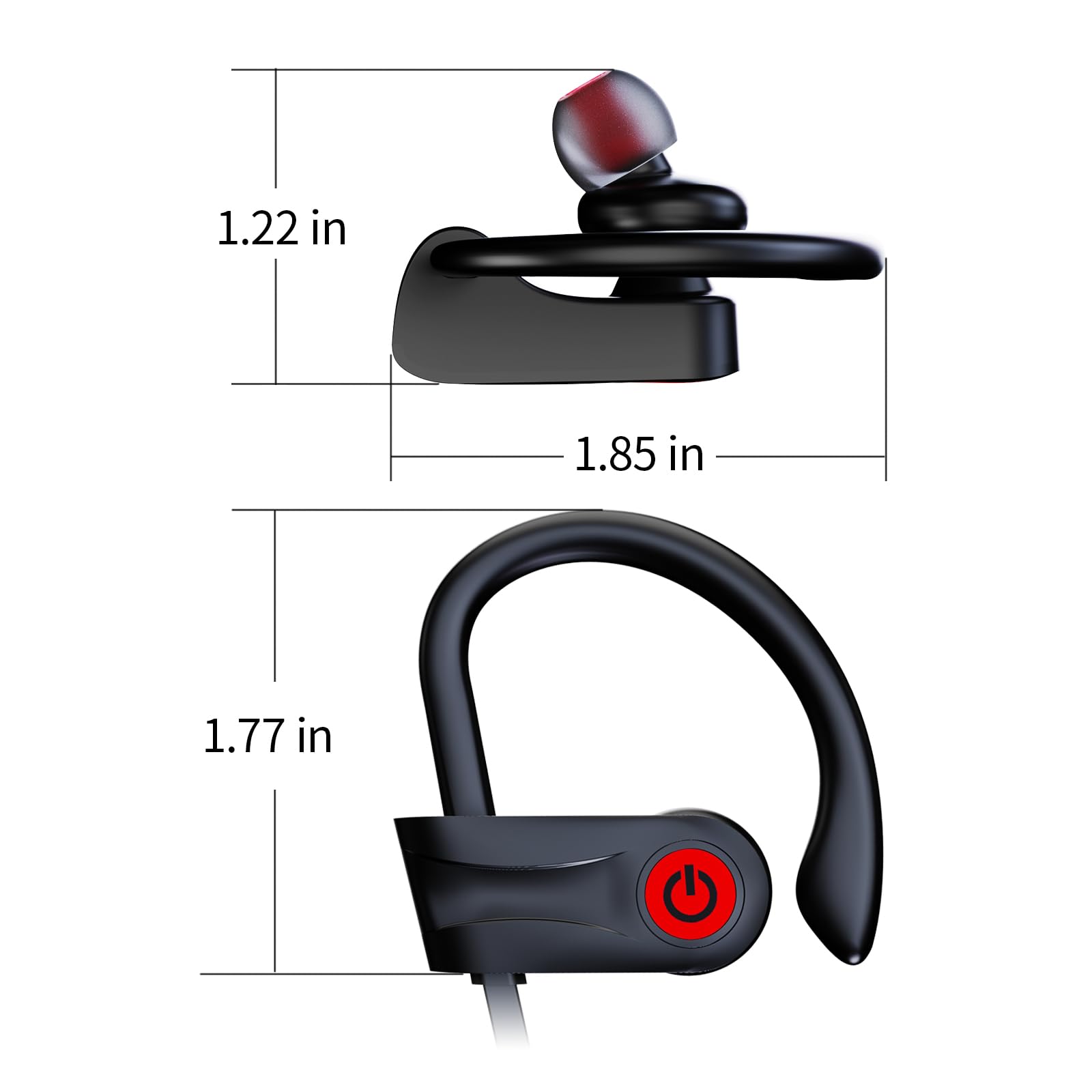 Wireless Sport Earbuds, 16H Playtime