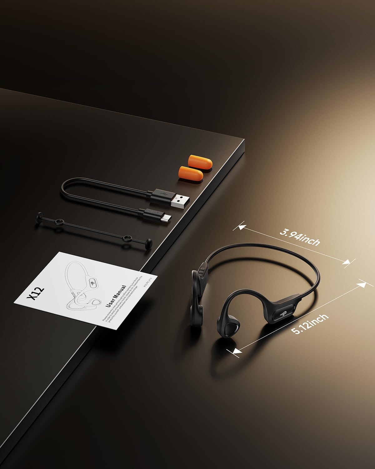 Bone Conduction Headphones, 10H Playtime