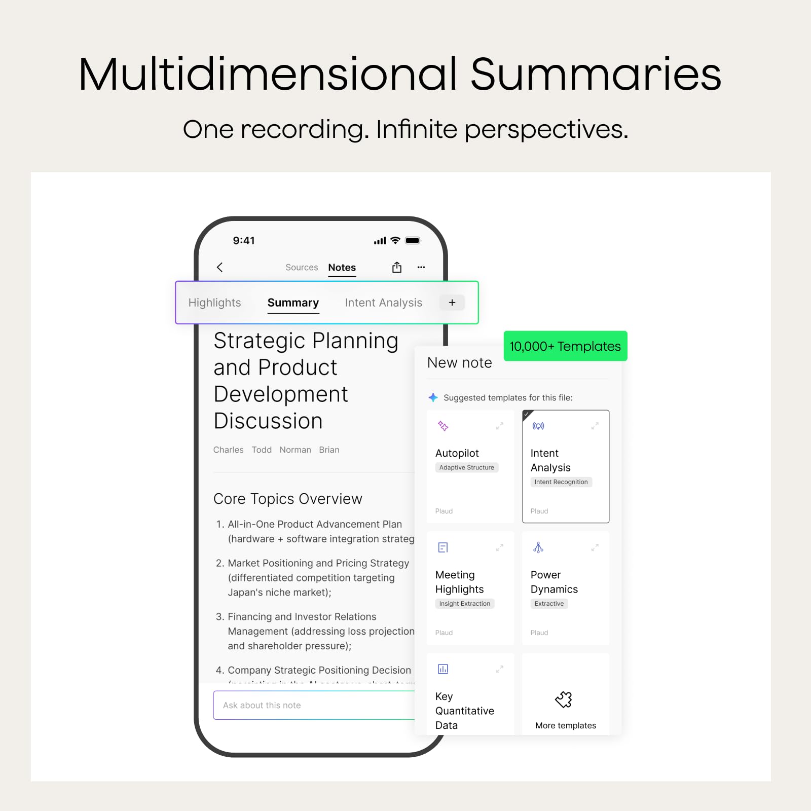Plaud Note AI Voice Recorder