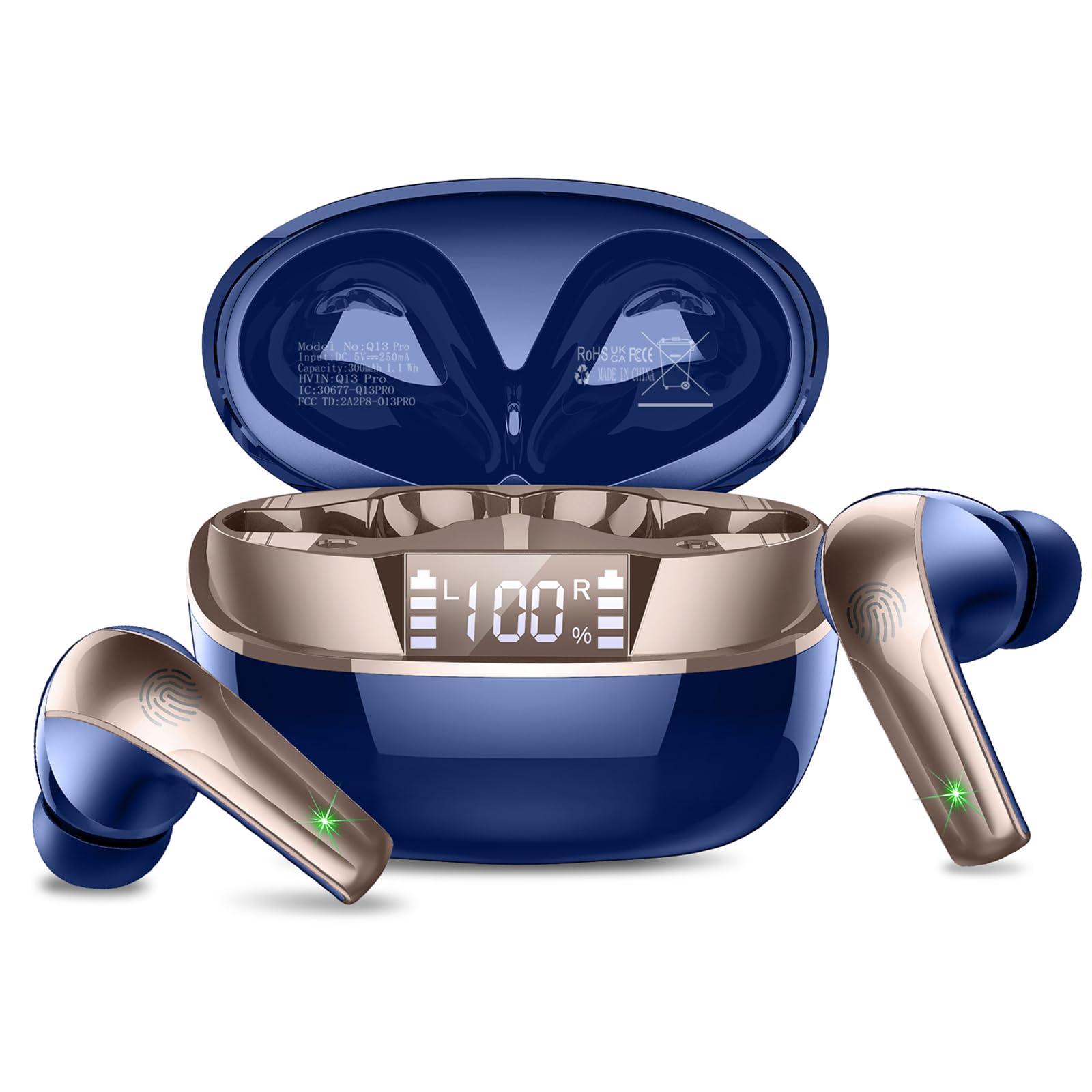 Wireless Earbuds with ENC Mic