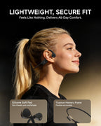 Bone Conduction Headphones, 10H Playtime