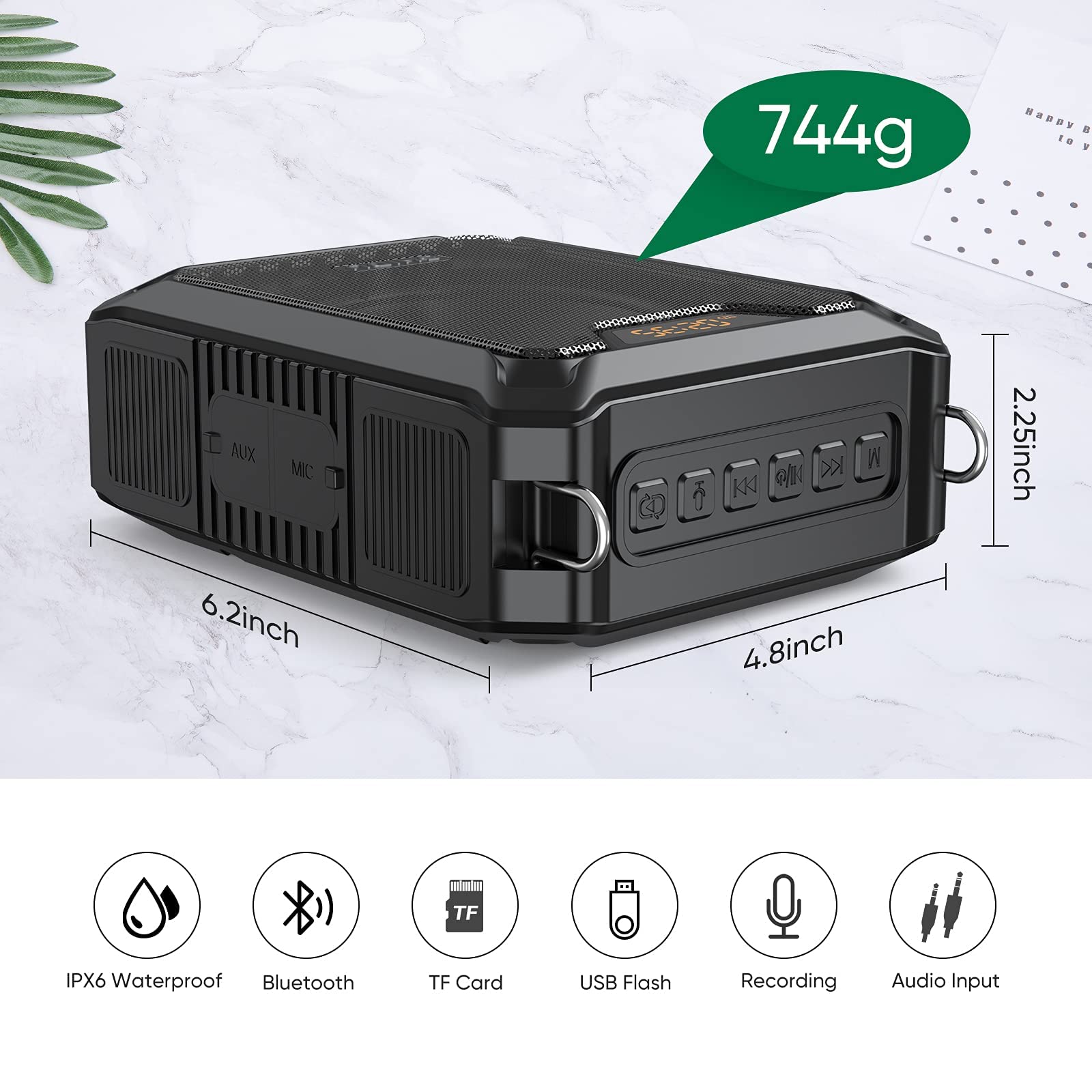 SHIDU 30W Wireless Voice Amplifier