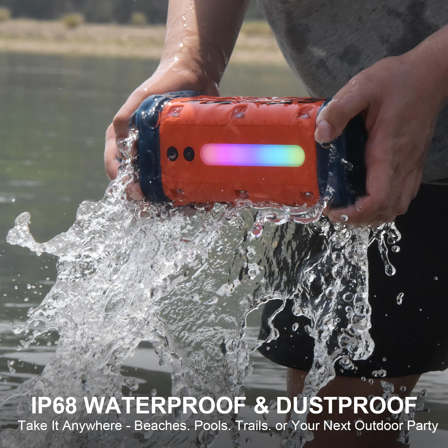 KROCX TRAVOR Magnetic Outdoor Bluetooth Speaker