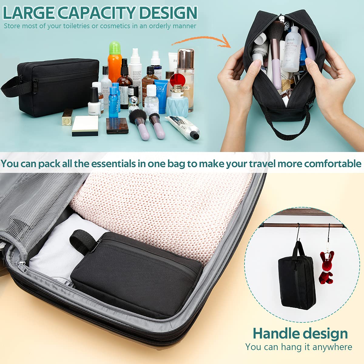 Travel Waterproof Toiletry Storage Bag