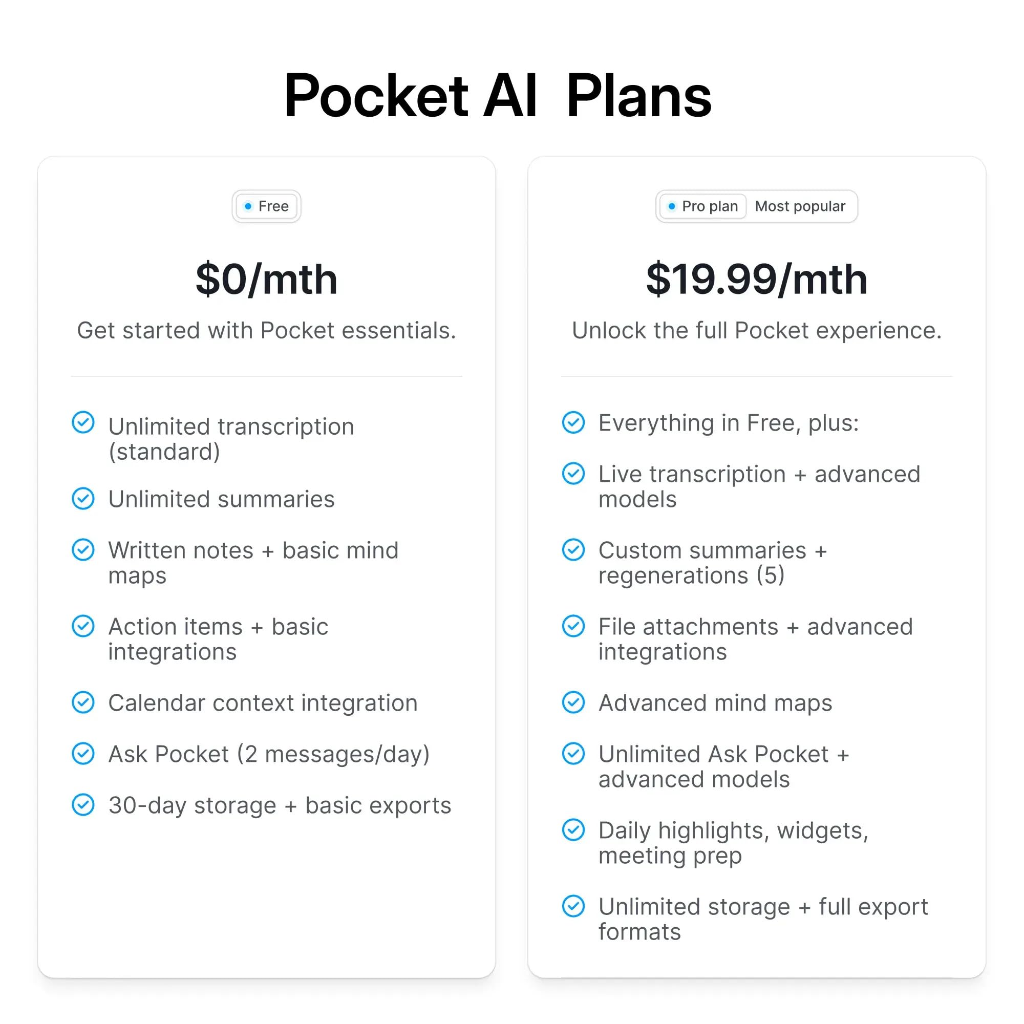 Pocket AI Voice Recorder & Note Assistant