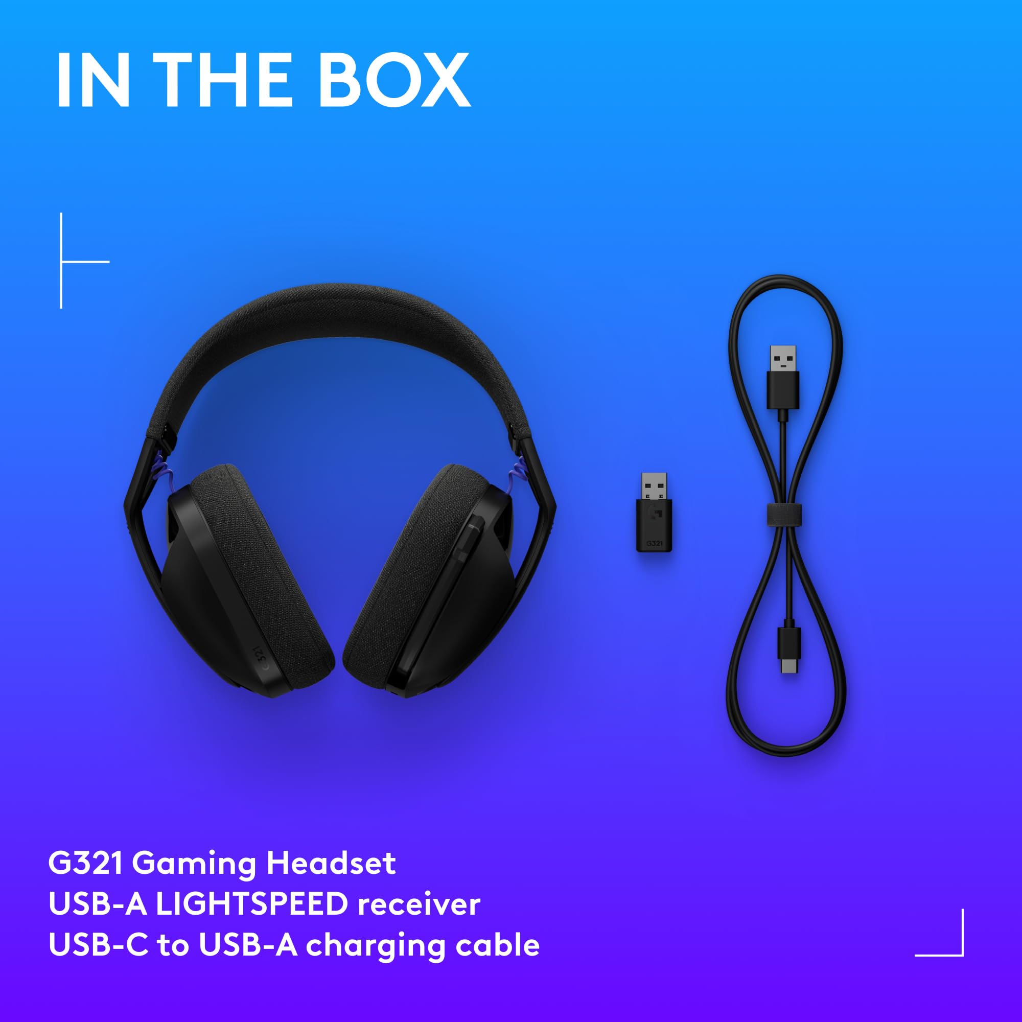 Wireless Gaming Headset, 20H Battery