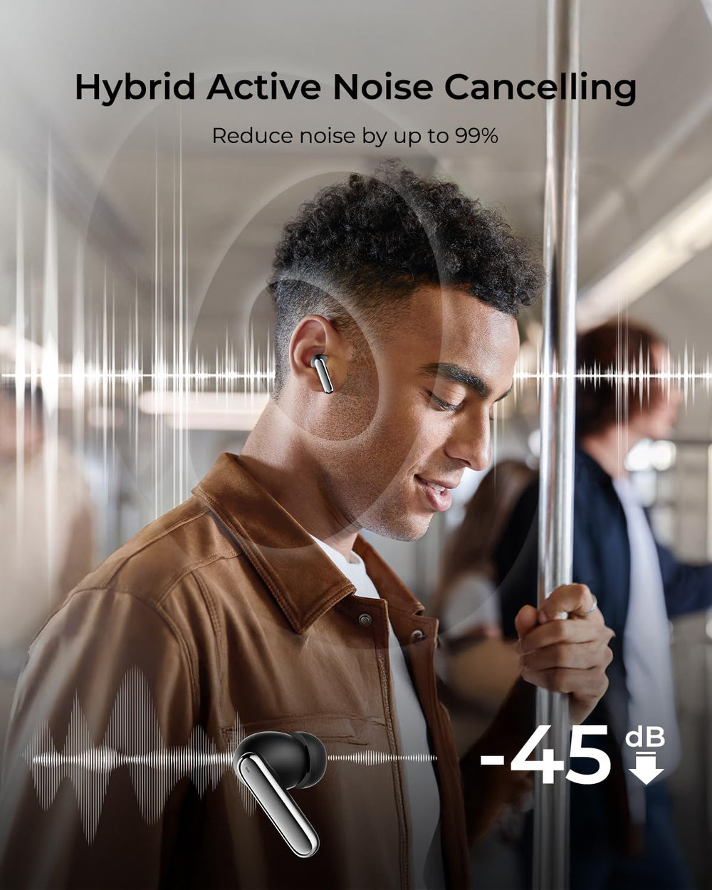 ANC Wireless Earbuds, 30H Playtime