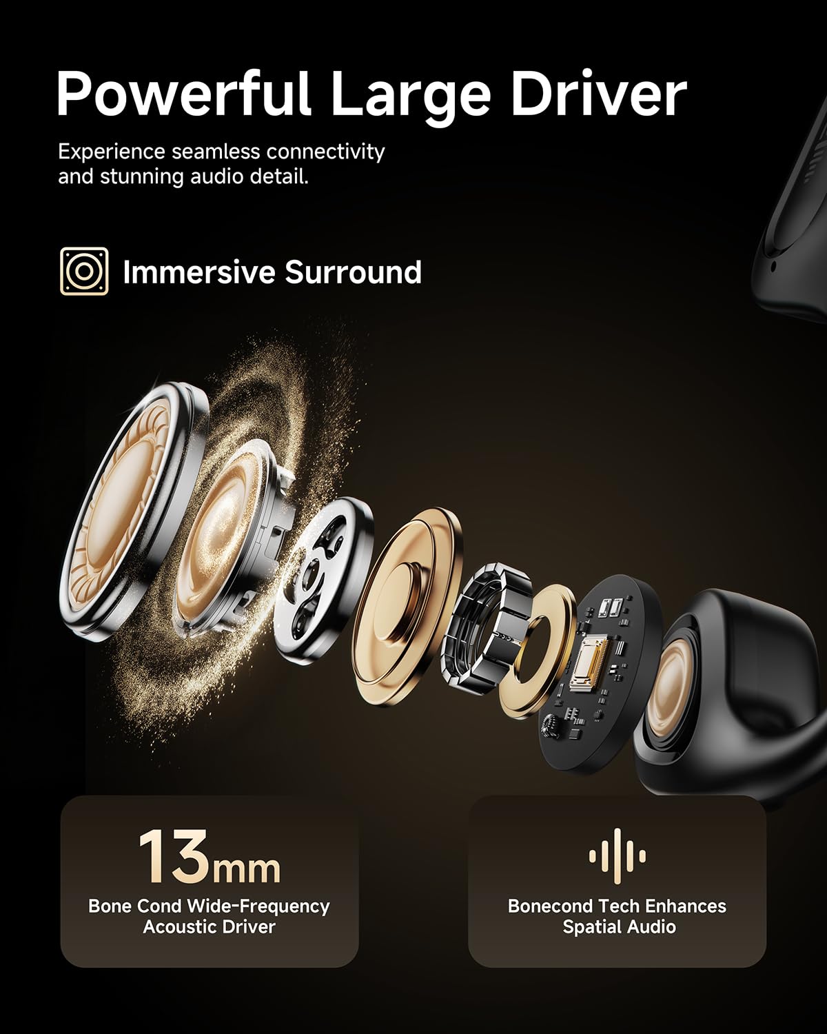 Bone Conduction Headphones, 10H Playtime