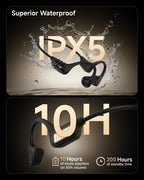 Bone Conduction Headphones, 10H Playtime