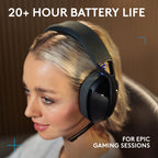 Wireless Gaming Headset, 20H Battery