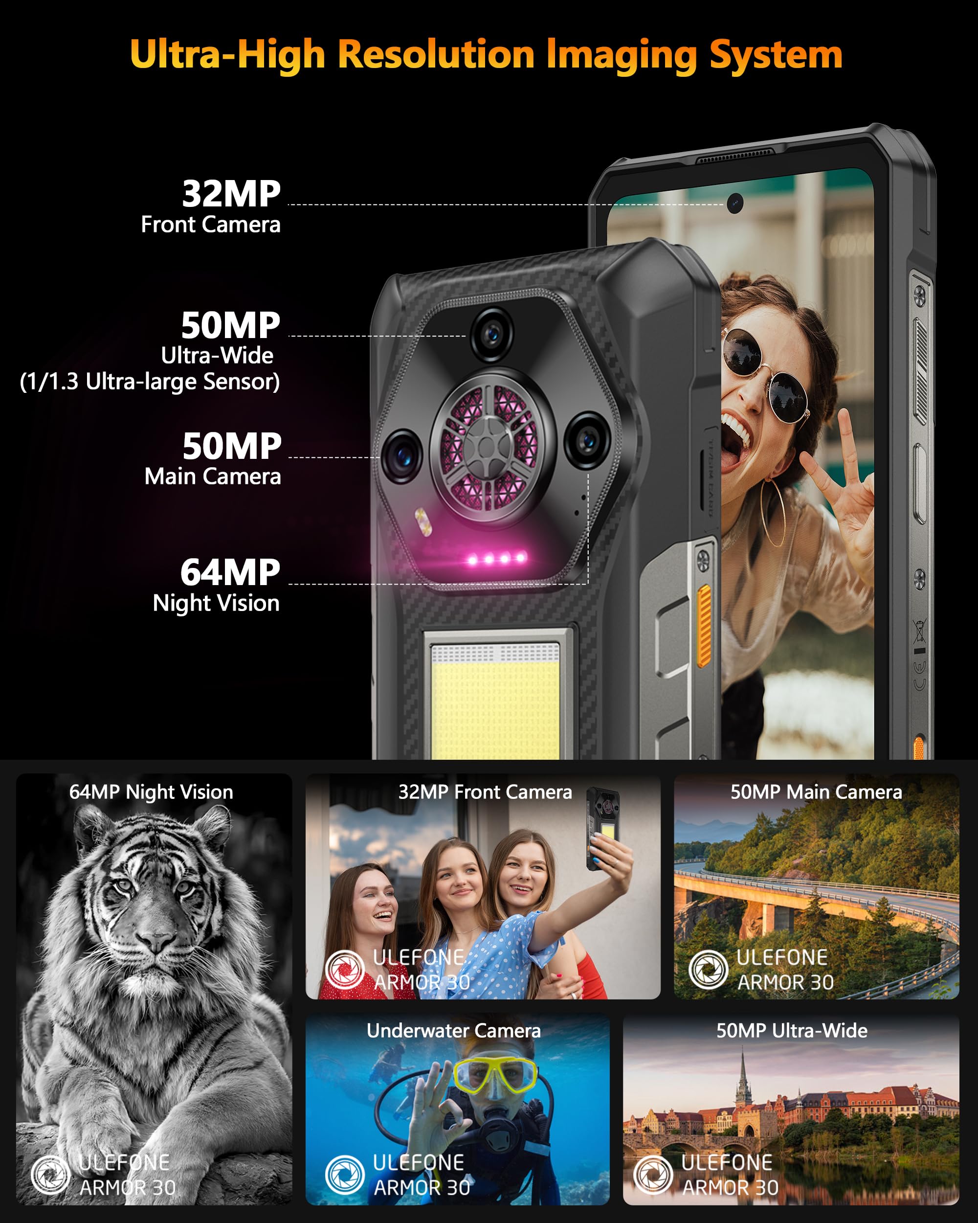 Ulefone Armor Rugged Android 15 Smartphone
