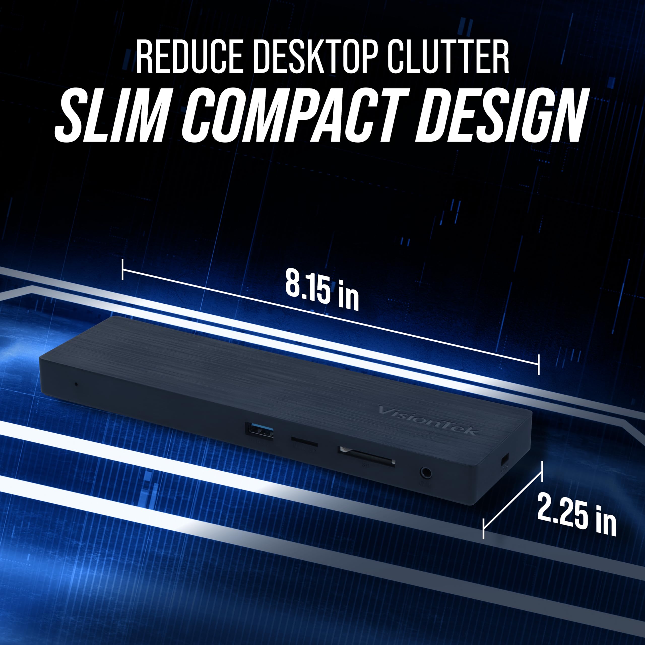 VisionTek USB-C Triple Display Docking Station