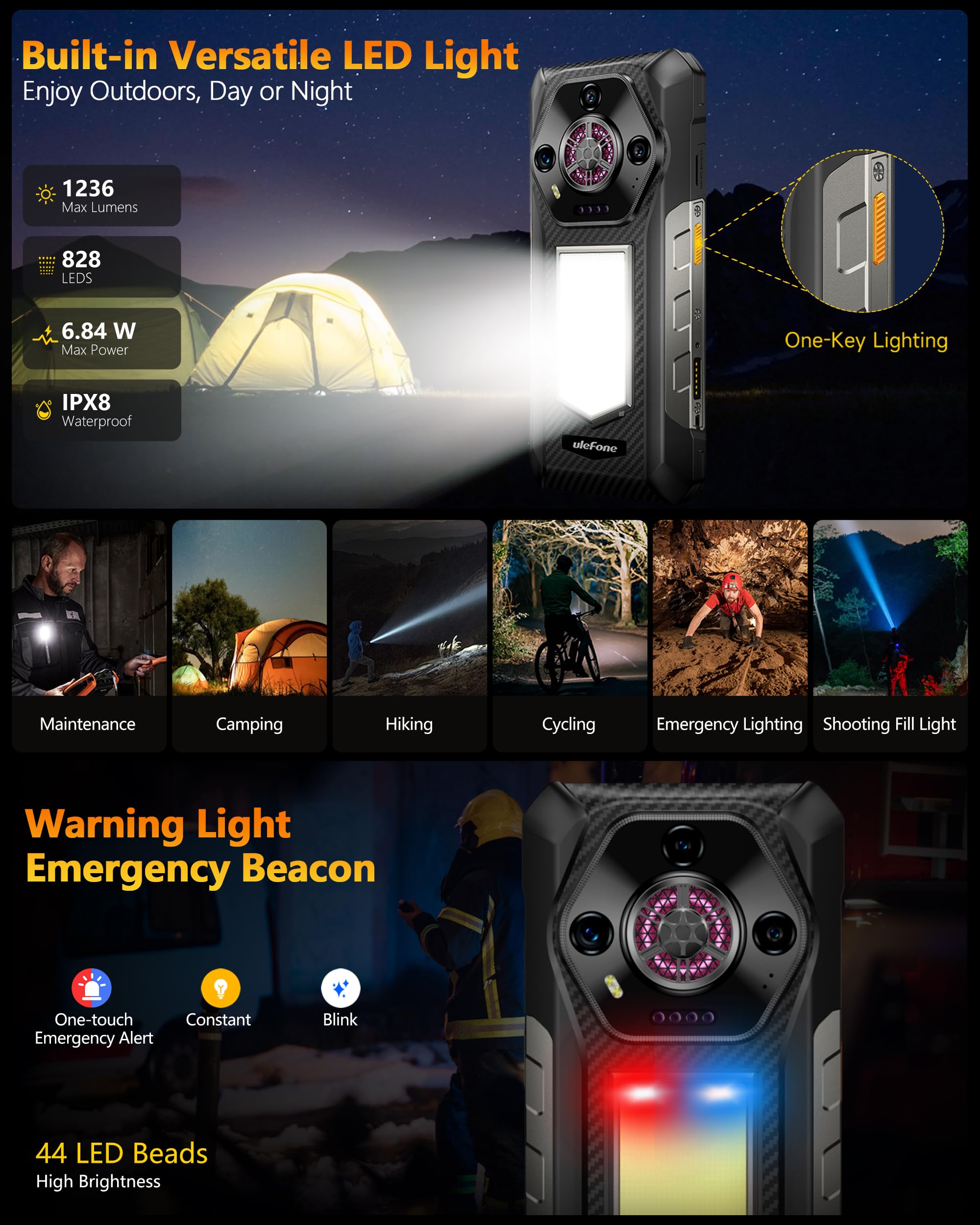 Ulefone Armor Rugged Android 15 Smartphone