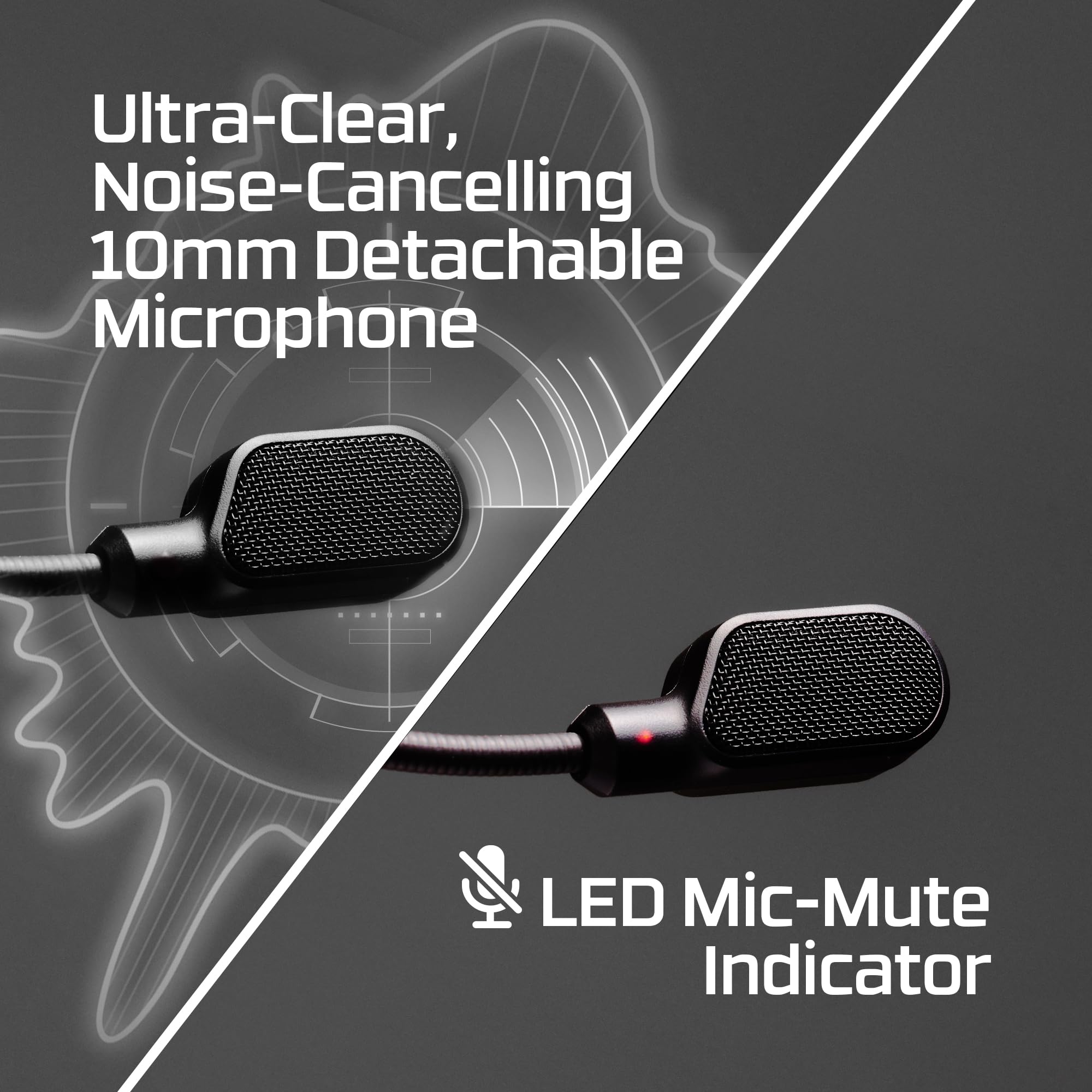 Wired Gaming Headset, 53mm Drivers