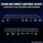 VisionTek USB-C Triple Display Docking Station