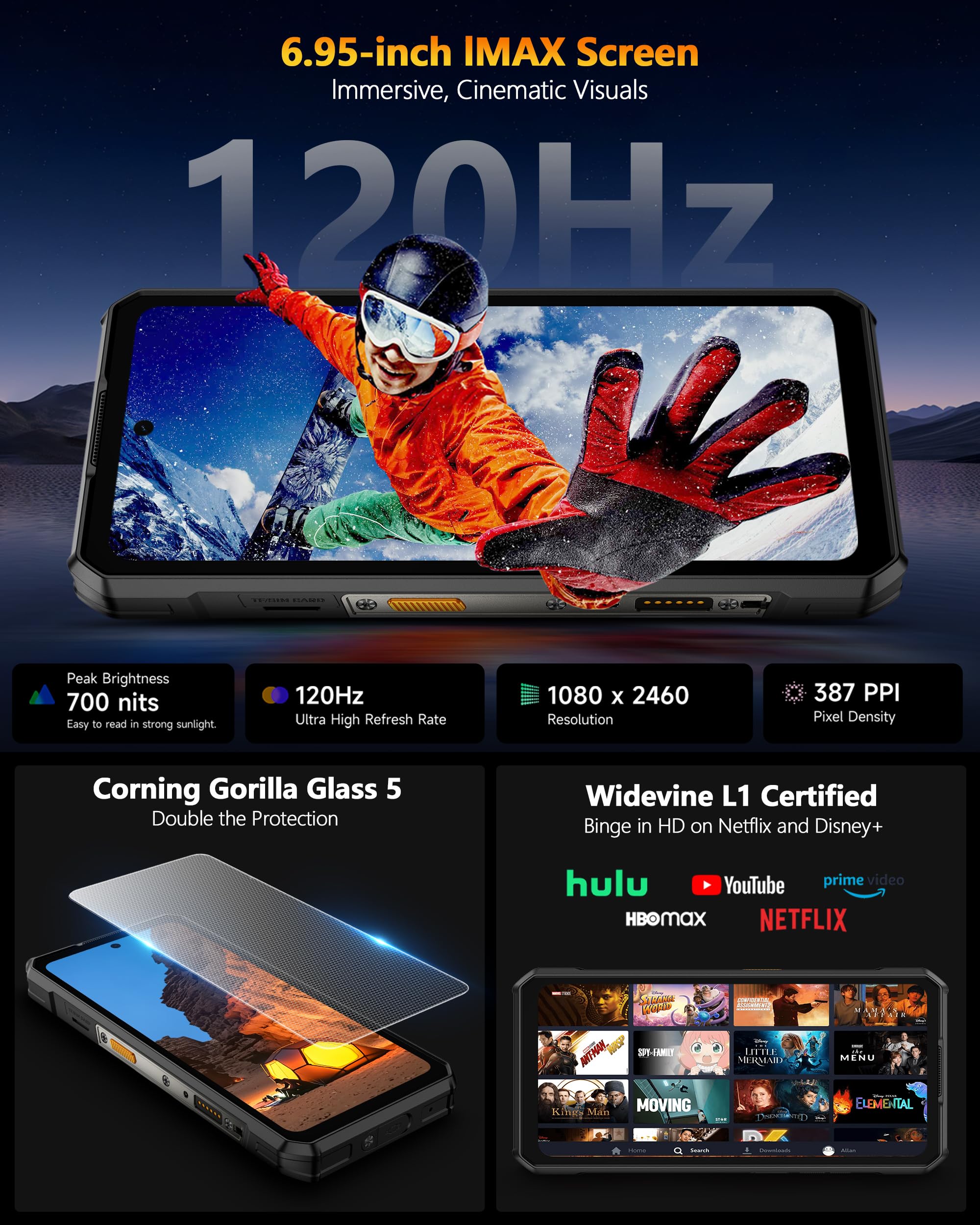 Ulefone Armor Rugged Android 15 Smartphone